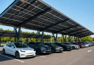 Ombrière photovoltaïque pour parking