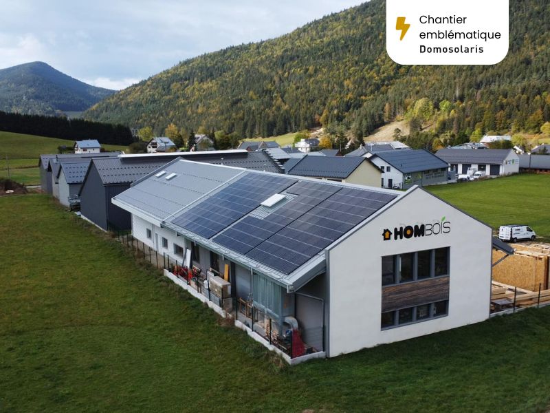 Domosolaris installation photovoltaïque Vercors chez Hombois à Villars de Lans