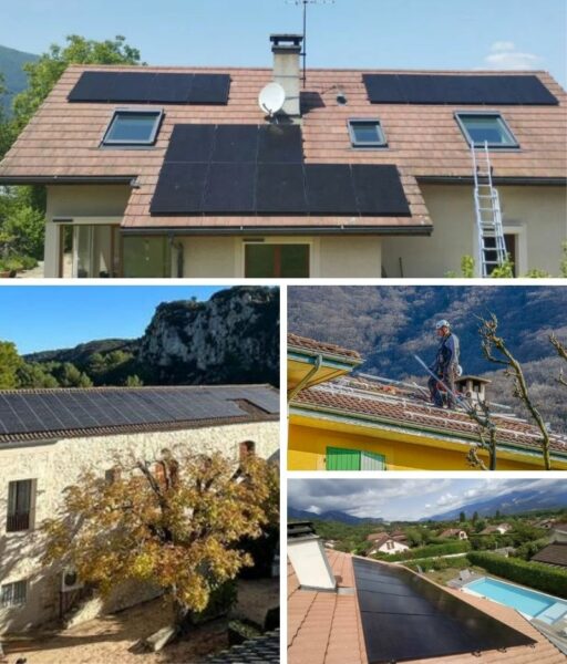 Domosolaris Foire aux questions photovoltaique exemples d'installations solaires sur maison particulier